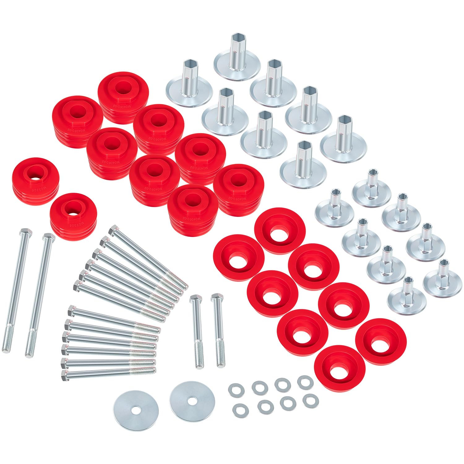 E-cowlboy hardware kit with washers and bolts highlighting easier complete installation