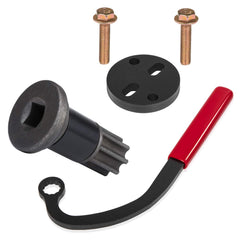 E-cowlboy kit overview showing all three tools for quick servicing benefits