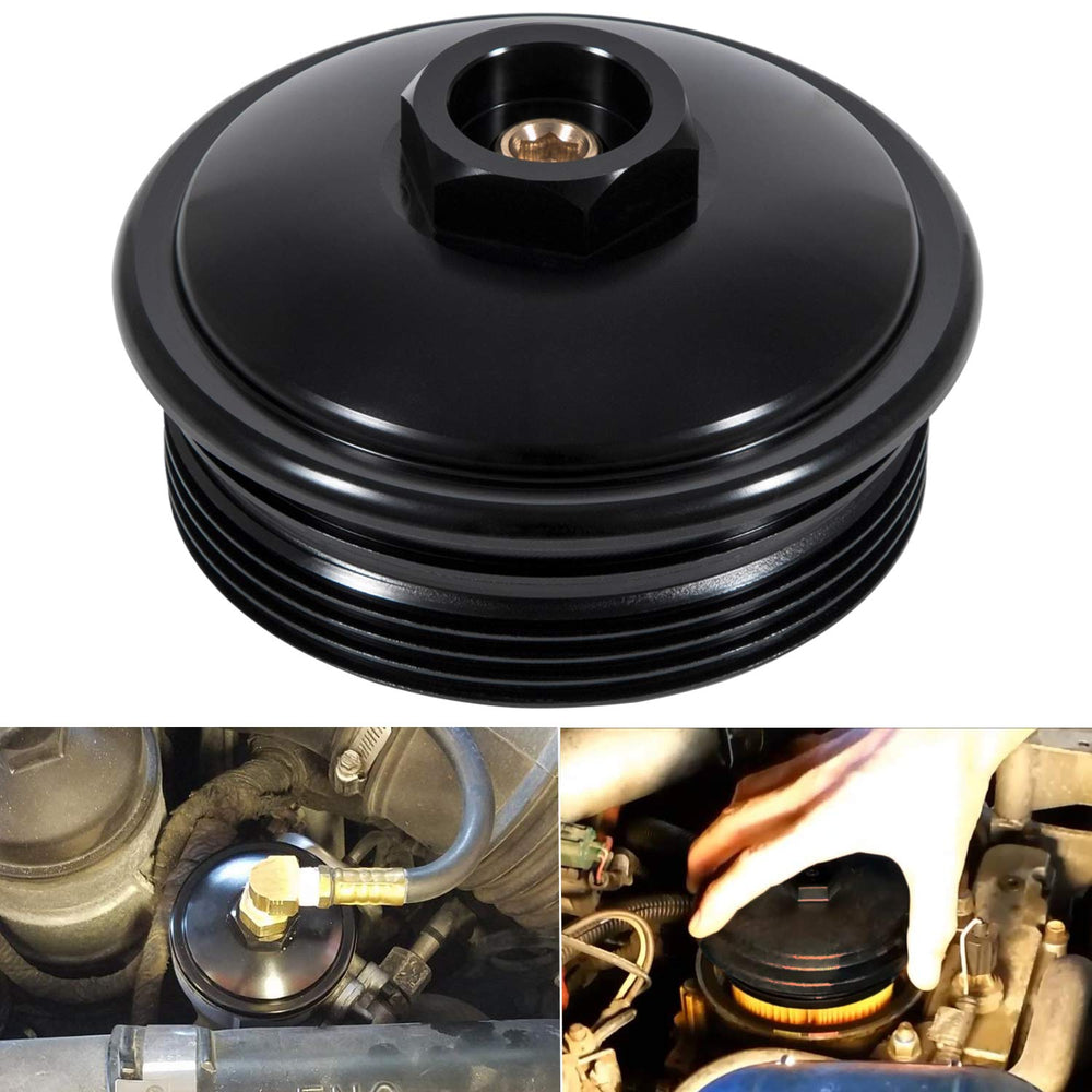 E-cowlboy kit used in a garage showing live fuel pressure testing on a truck