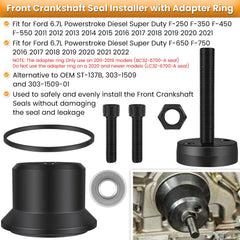 E-cowlboy rear installer close-up with threaded detail for secure seal seating