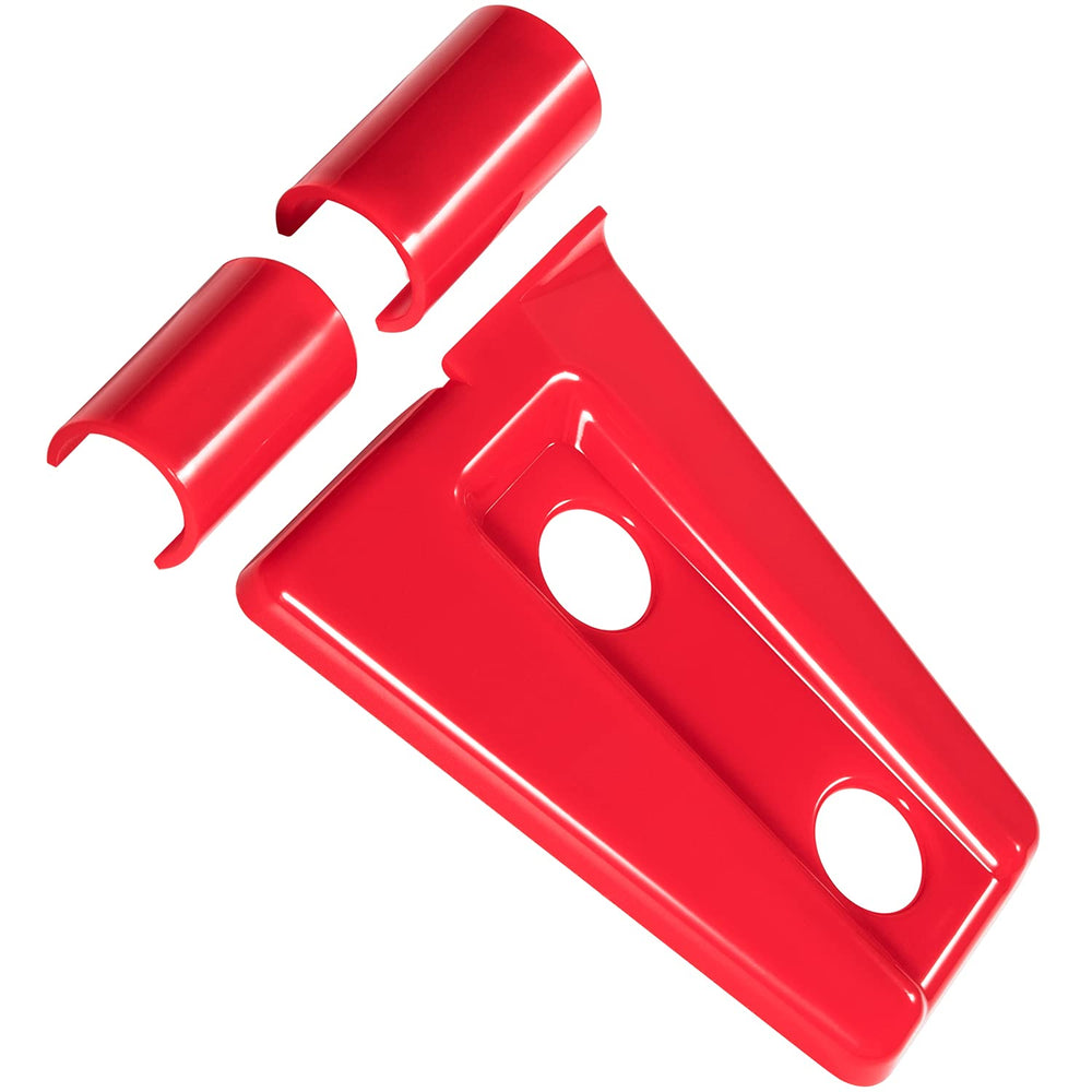 E-cowlboy glossy red finish reflecting light for visual upgrade