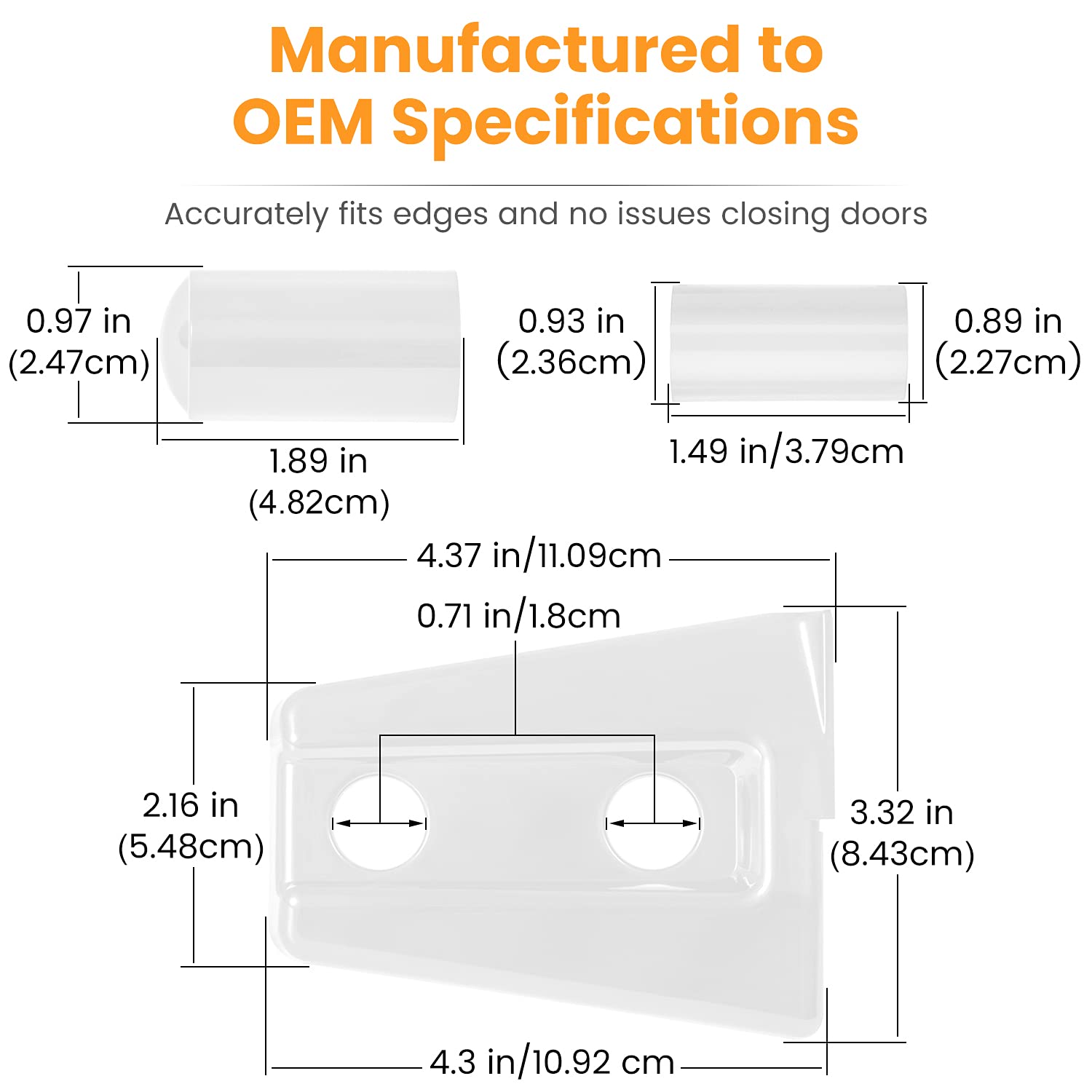 E-cowlboy side profile showing precise contour for seamless fit and unobstructed door movement