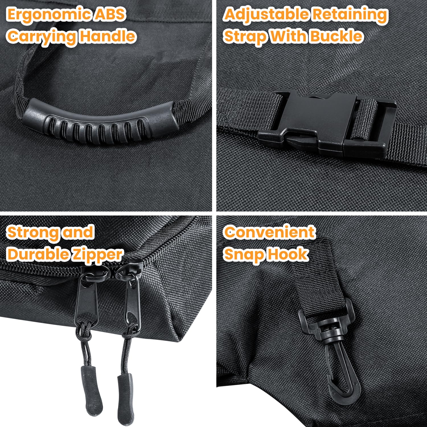 E-cowlboy ergonomic handle for easier carrying of Freedom Top panels