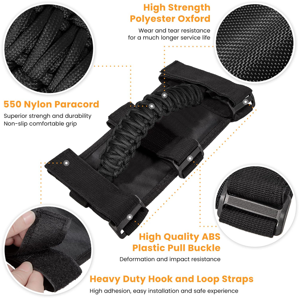 E-cowlboy strap and ABS buckle detail, secure adjustable fastening