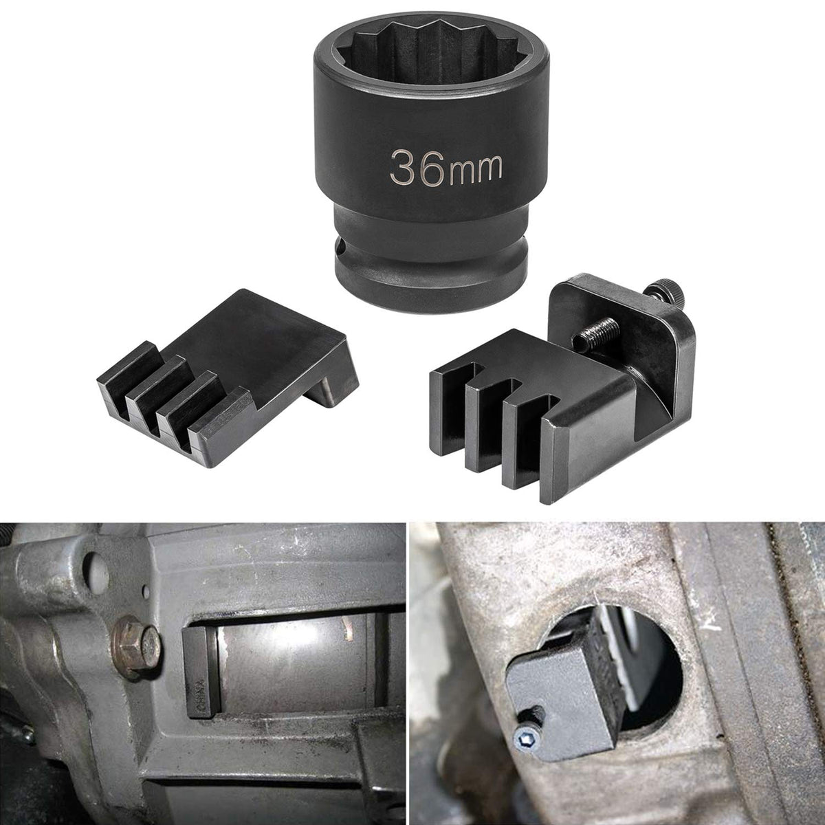 E-cowlboy front profile of locking tool showing robust CRV steel construction benefit