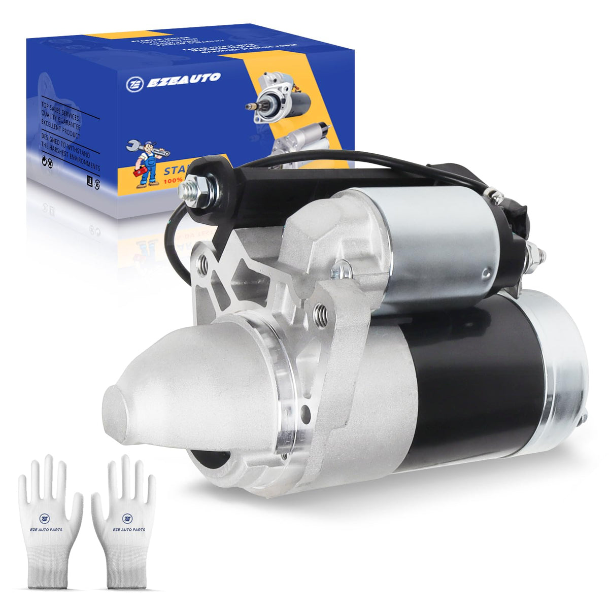 E EZEXPREZE starter front view showing durable housing and reliable fit