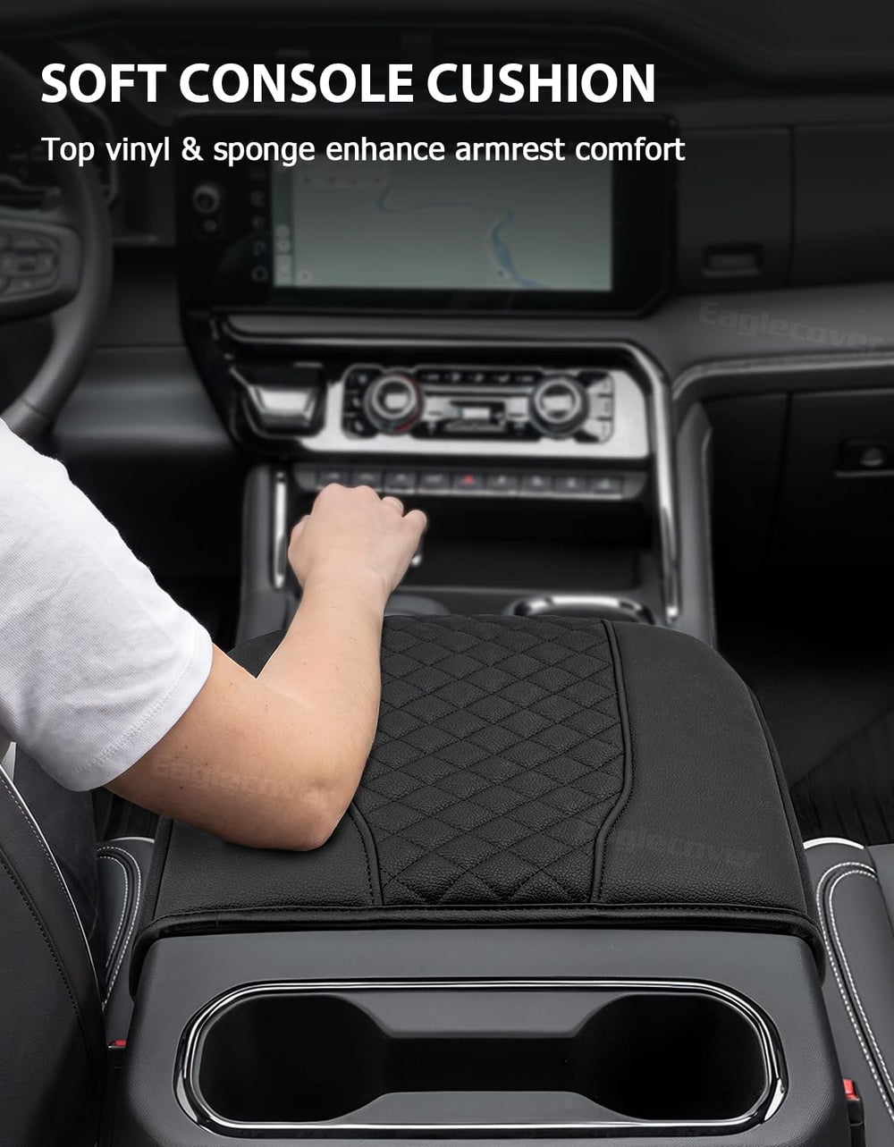 Eaglecover elastic strap rear detail securing cover firmly in place