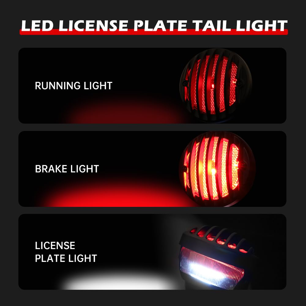 Eagwinger LED lit at night demonstrating bright brake and tail visibility