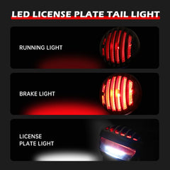 Eagwinger LED lit at night demonstrating bright brake and tail visibility