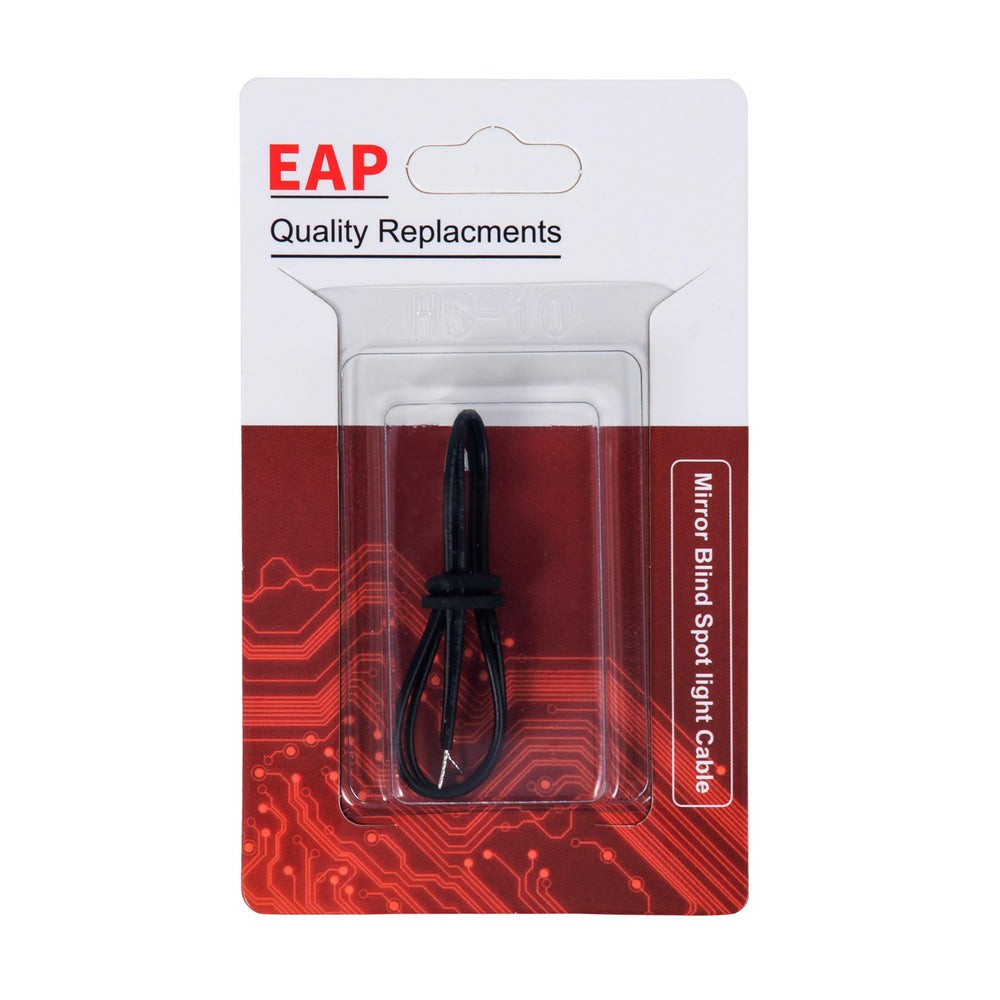 EAP connector installed in mirror demonstrating easy factory-style repair