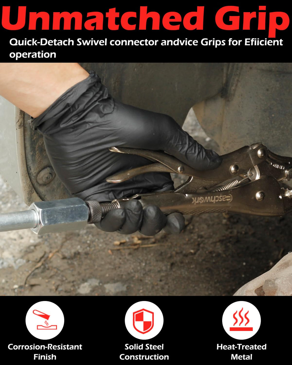 easchwork knurled adjustment screw demonstrating rapid sizing and precise fit