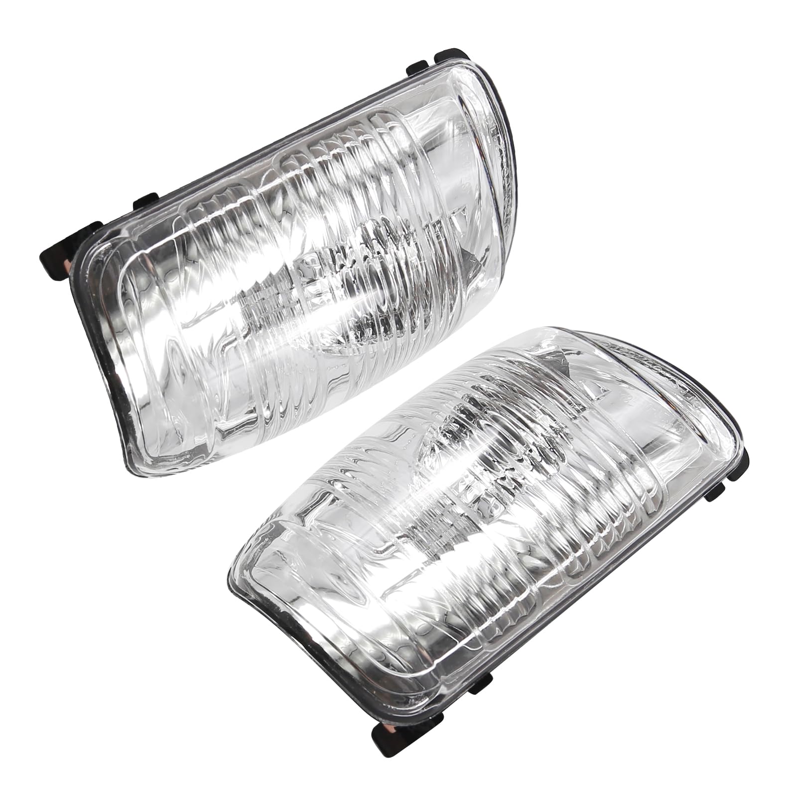 EATAKWARD driver-side lens installed on Transit mirror, improved appearance benefit
