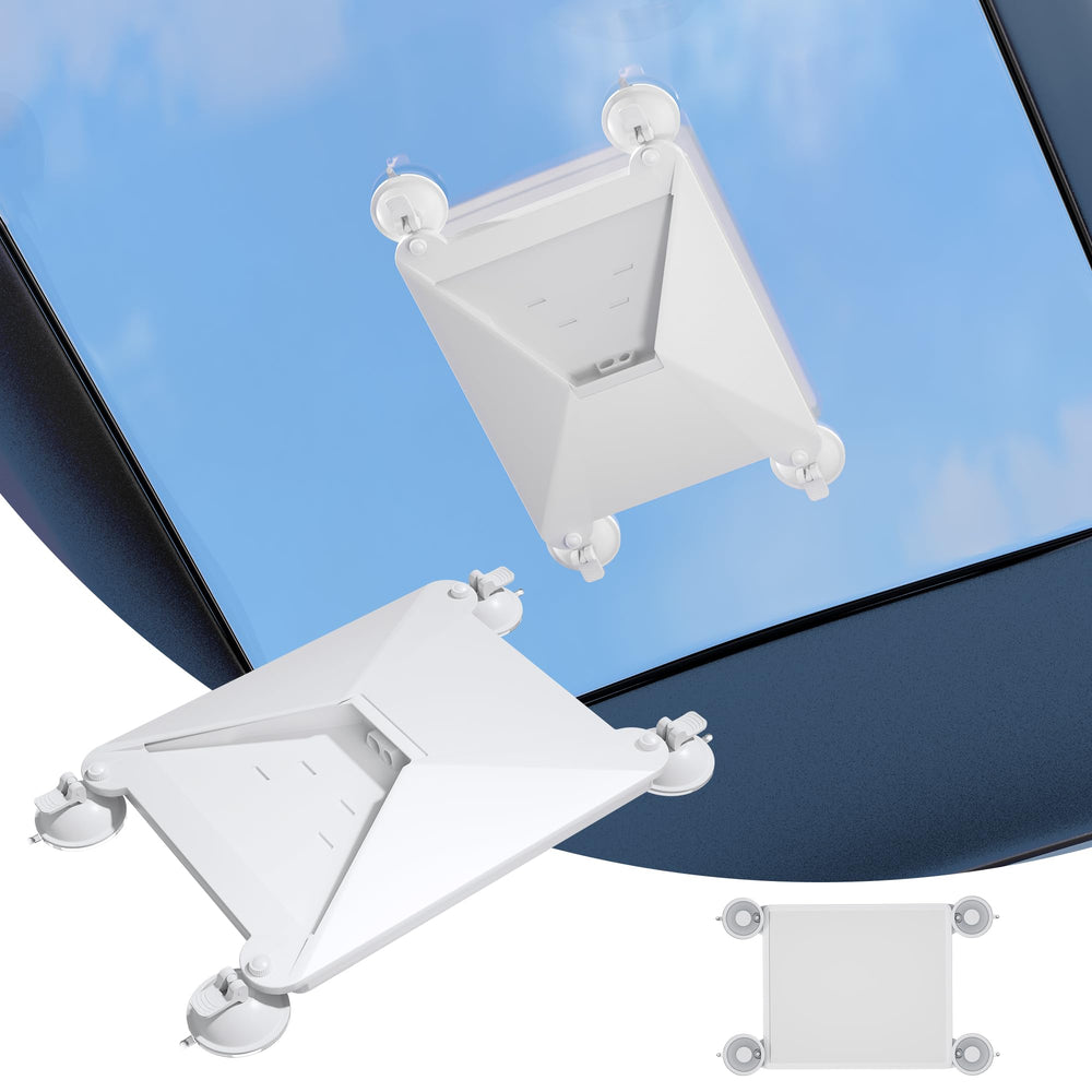EAZUSE front view of the Starlink Mini mount showing secure fit and protection