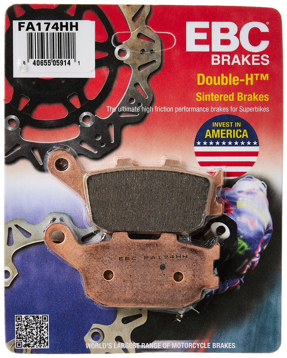 EBC FA174HH backing plate detail with plating for corrosion resistance benefit