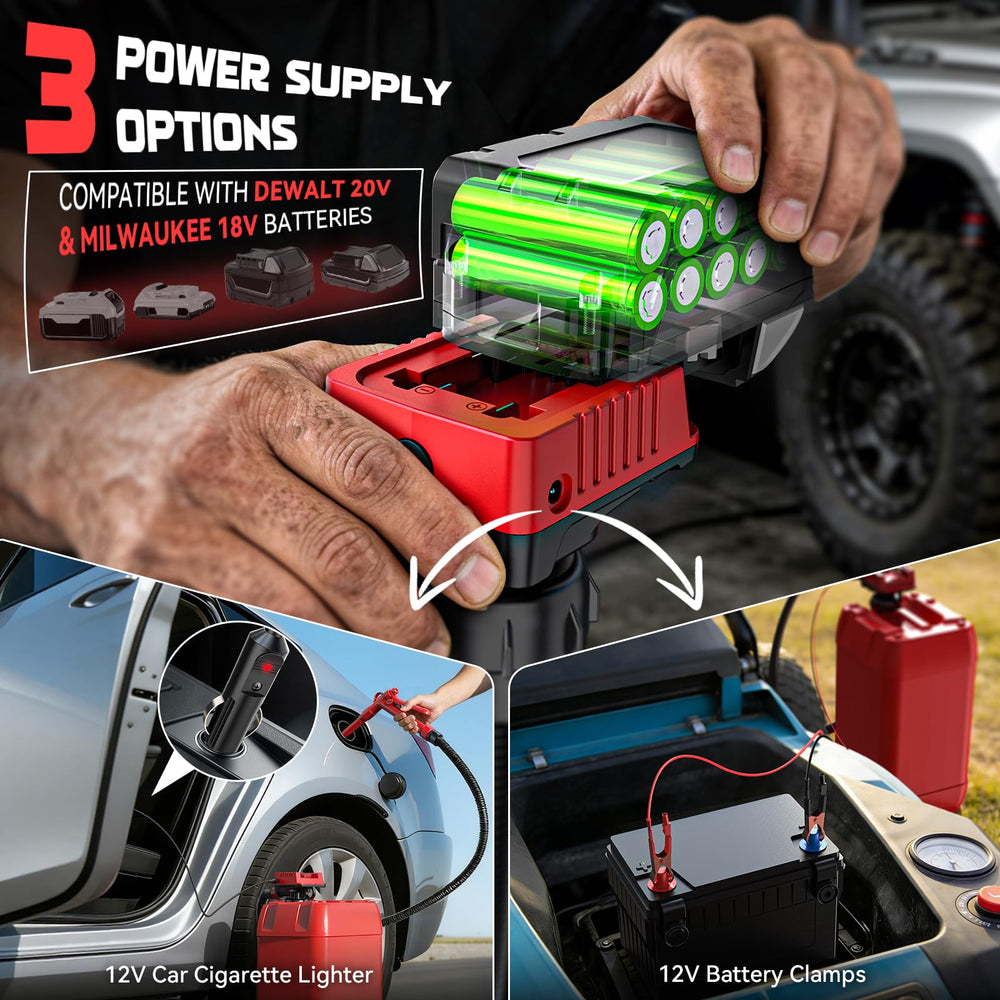 Ecarke adapter kit with five adapters providing secure fits for many fuel cans