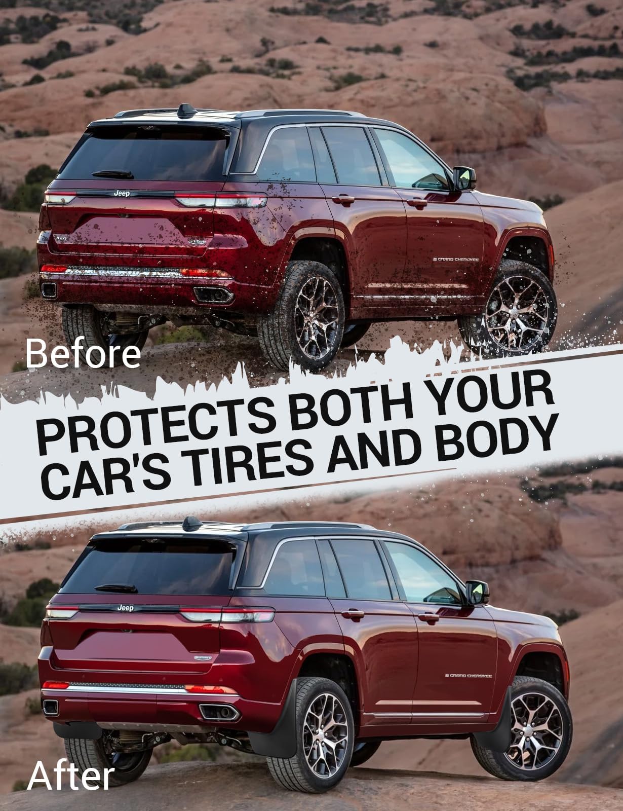 Ecarzo front wheel mud flap installed protecting wheel arch