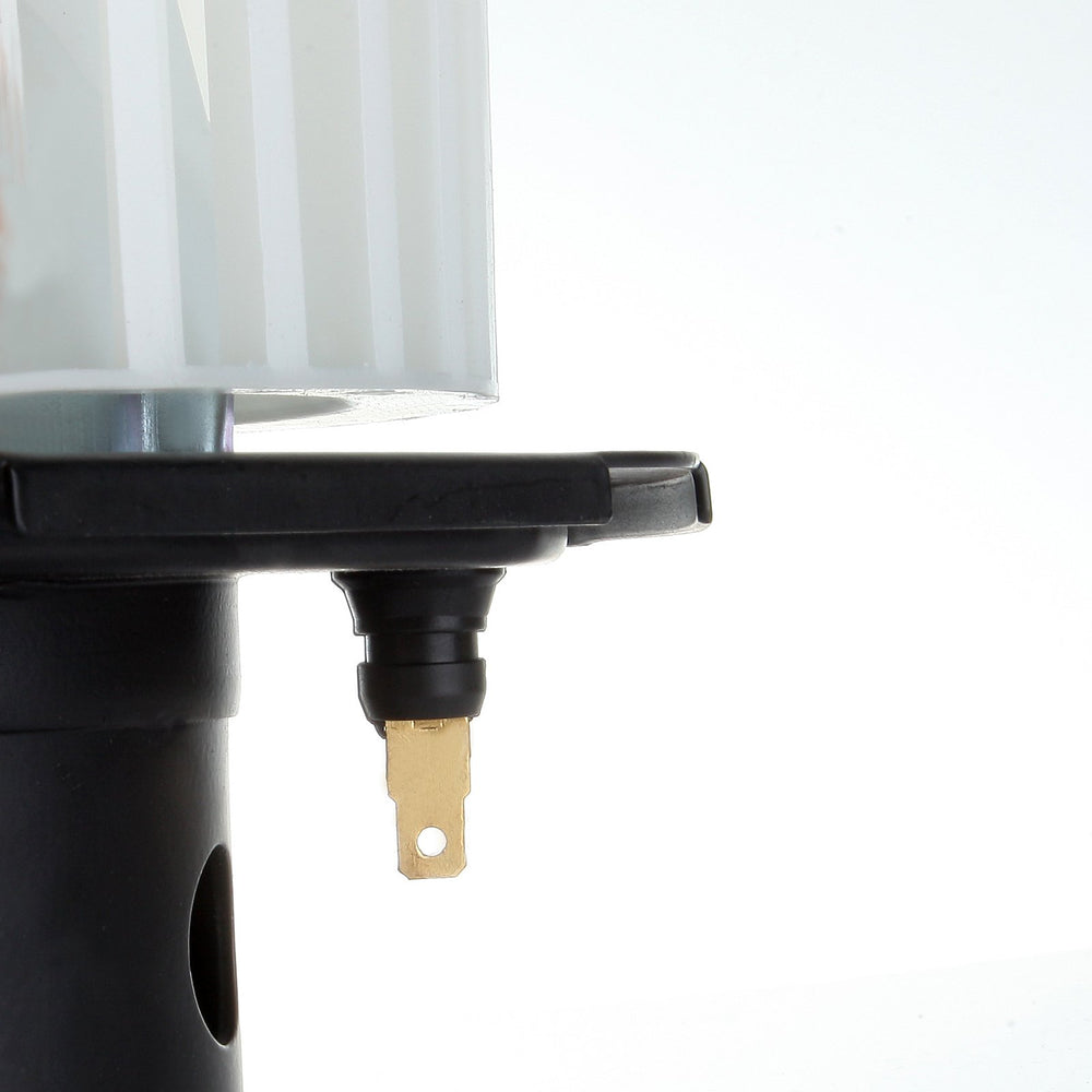 ECCPP motor beside ruler showing compact scale for correct sizing benefit