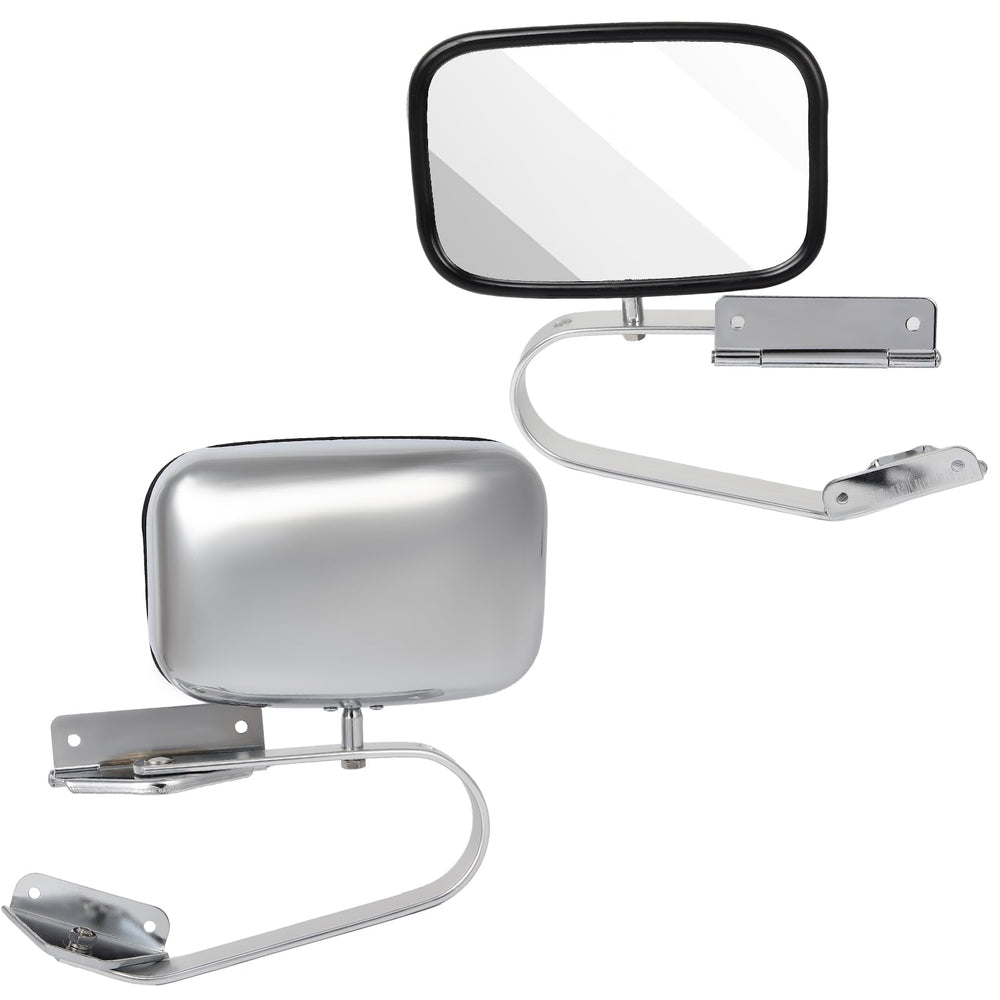 ECCPP front view of both mirrors showing new replacement fit
