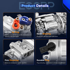 ECCPP label with part numbers for easy OEM cross-reference and verification