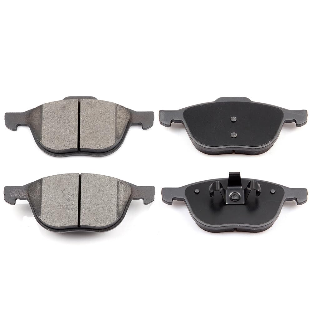 ECCPP D1044 front view showing four pads for reliable braking