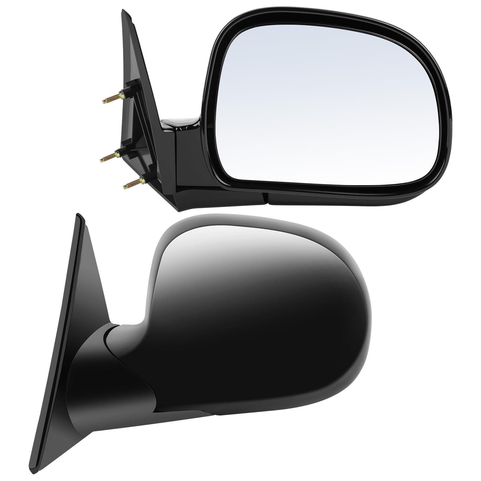 ECCPP front view of both mirrors showing fit and improved visibility