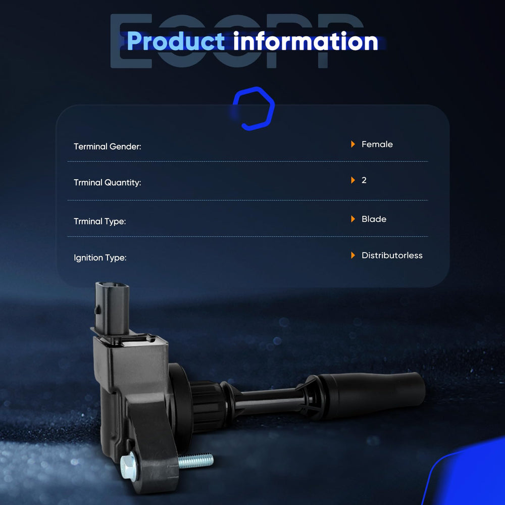 ECCPP iridium spark plug tip macro showing durable electrode for consistent spark