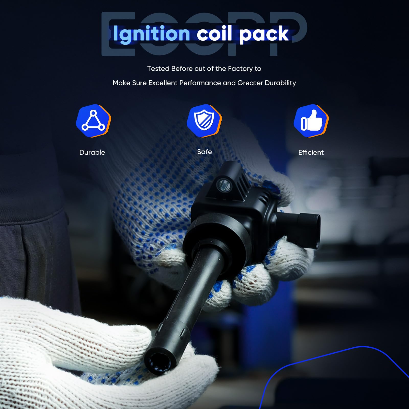 ECCPP product label with part numbers for accurate compatibility check