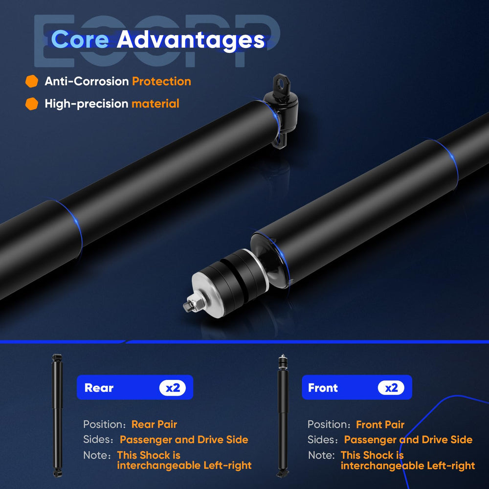 ECCPP label and specs close-up with OE numbers for easy verification benefit