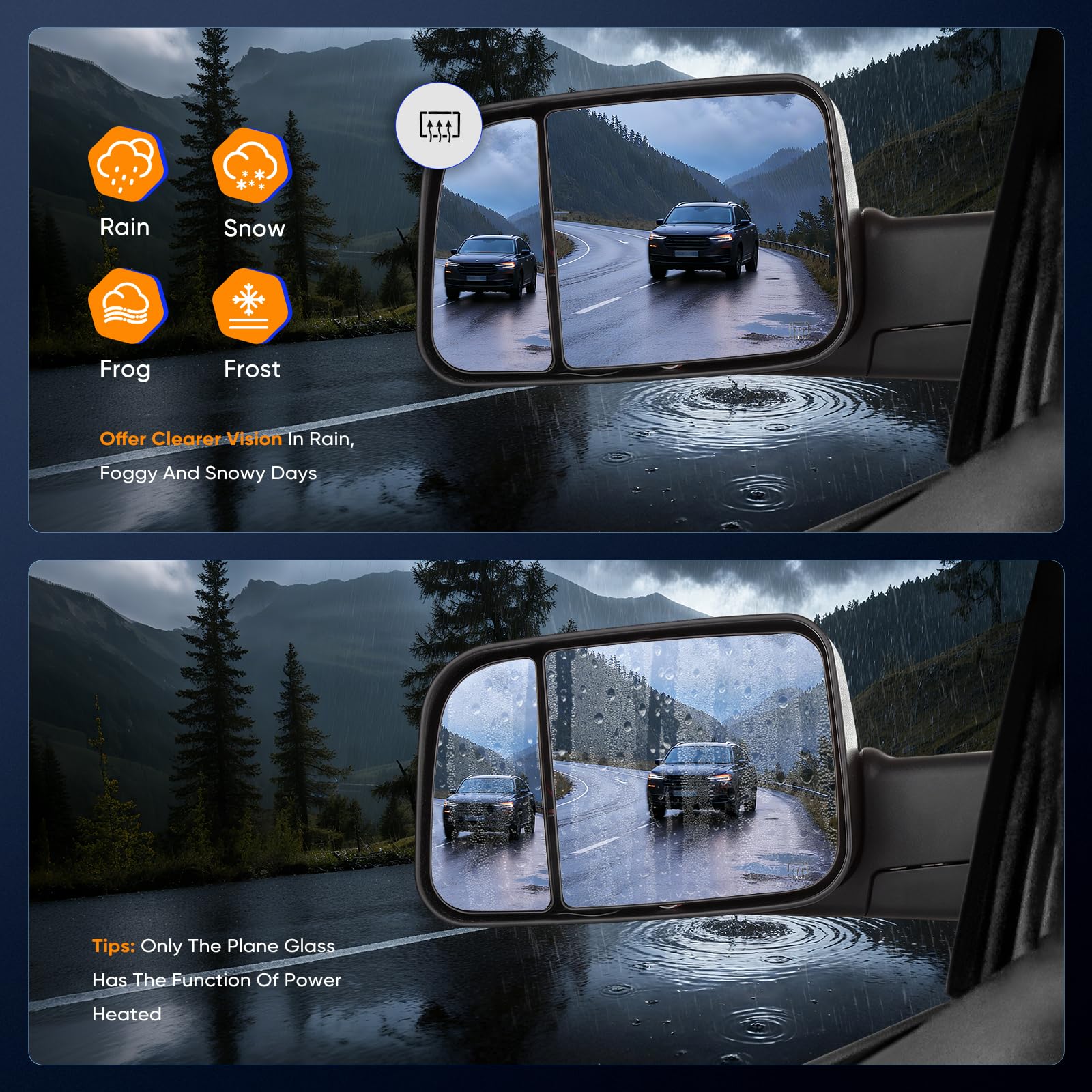 ECCPP mounted on Dodge Ram right side demonstrating trailer monitoring advantage