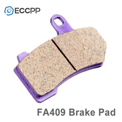 ECCPP close-up of carbon-fiber pad surface for consistent brake feel