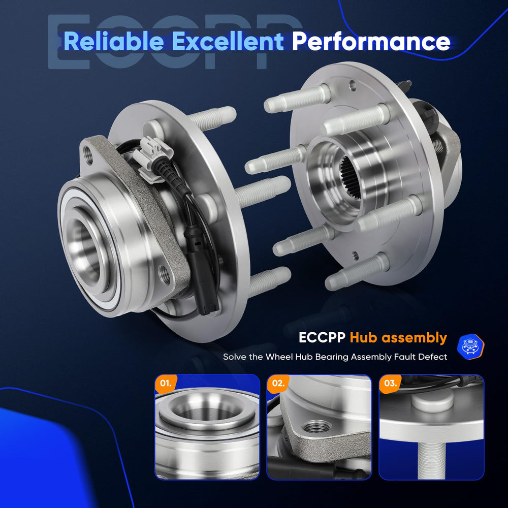 ECCPP hub side profile showing flange offset for correct wheel alignment