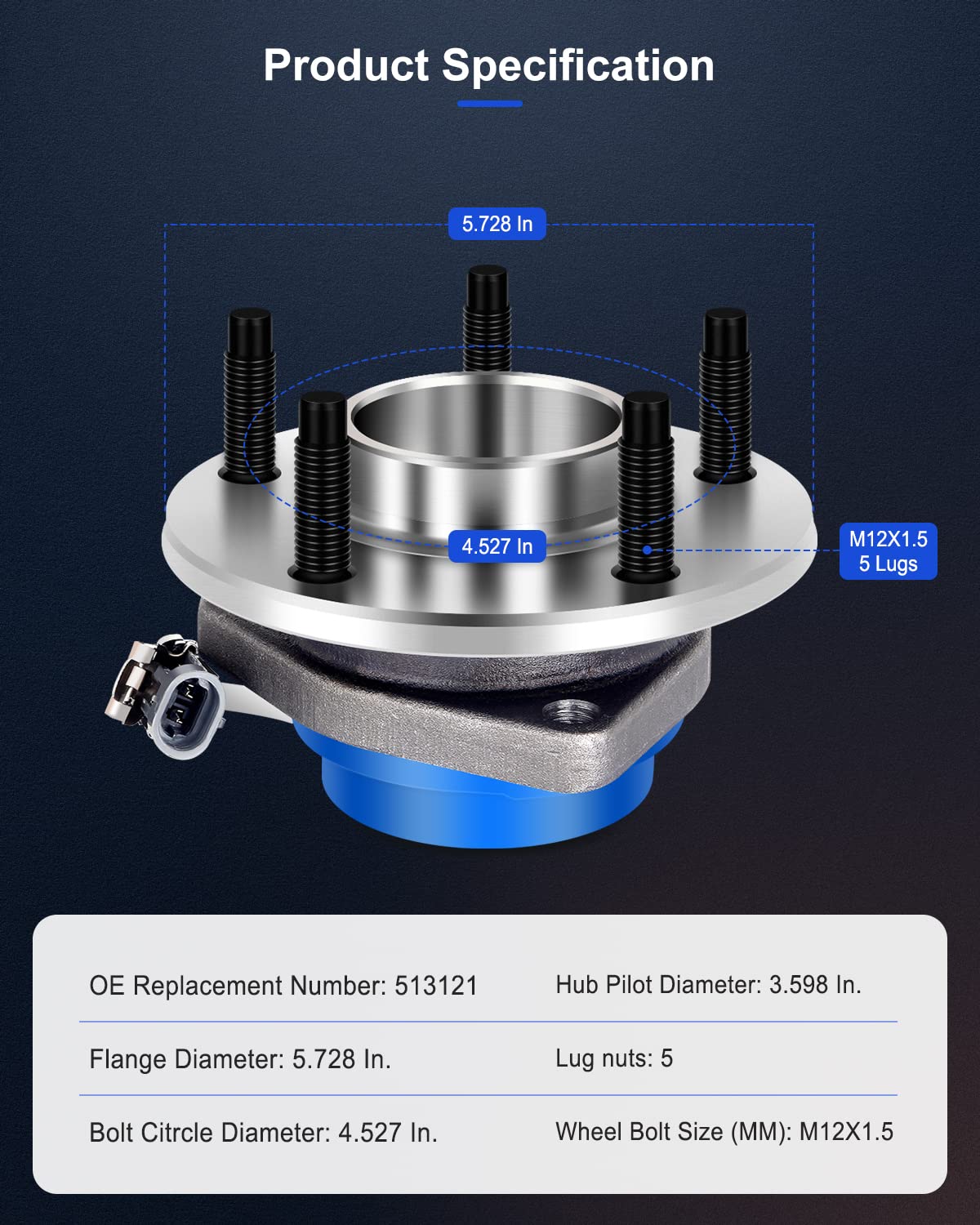 ECCPP coated wheel bolts detail that resists corrosion and eases removal
