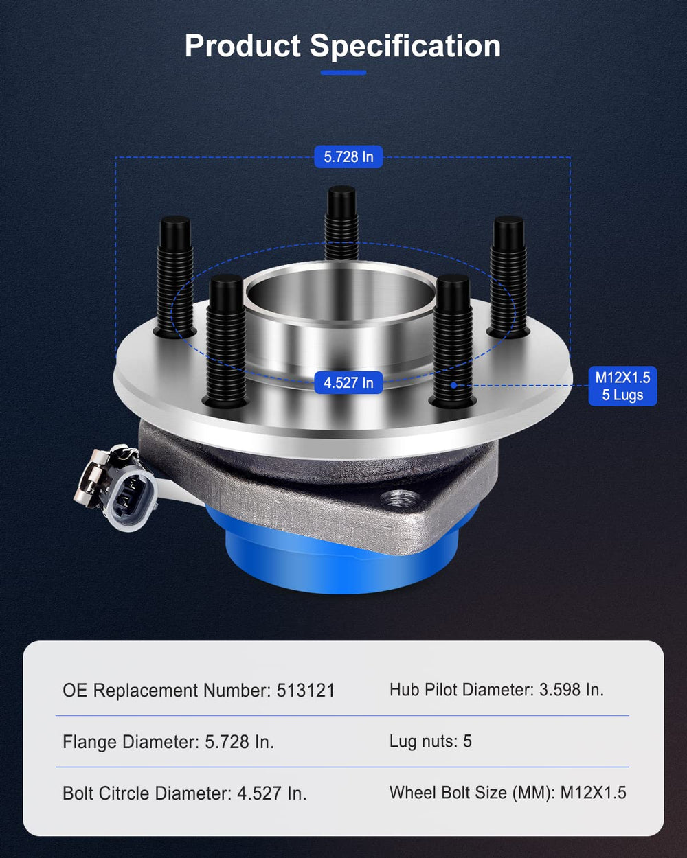 ECCPP coated wheel bolts detail that resists corrosion and eases removal