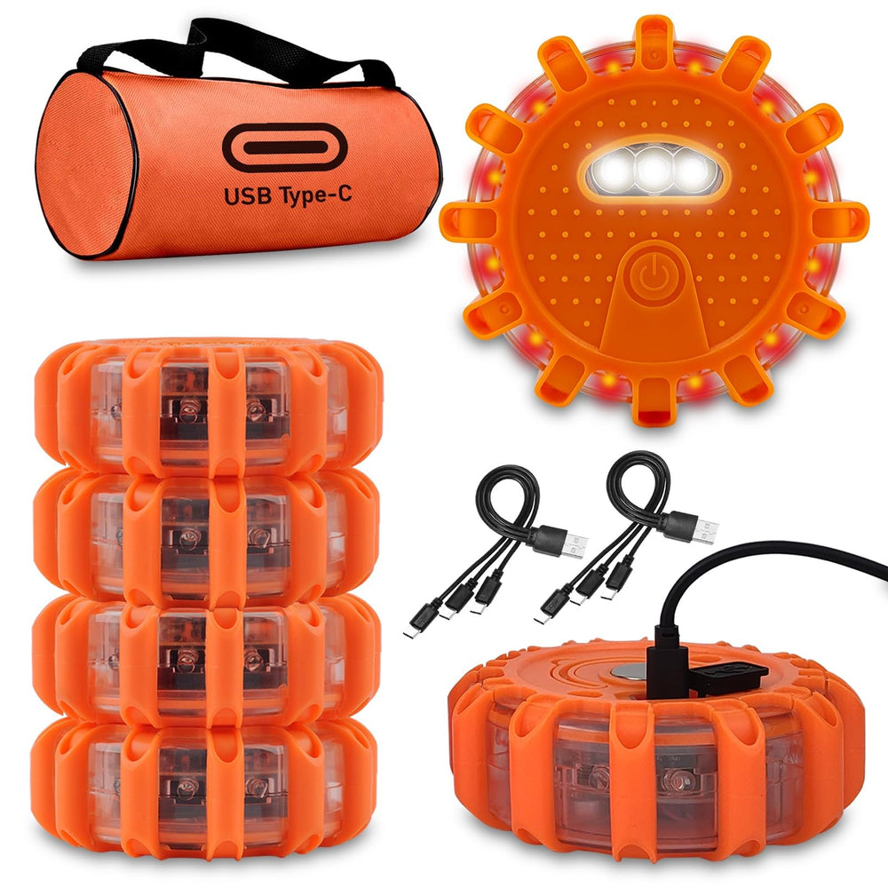 Ecoangel front packaging showing compact emergency flares and kit benefits