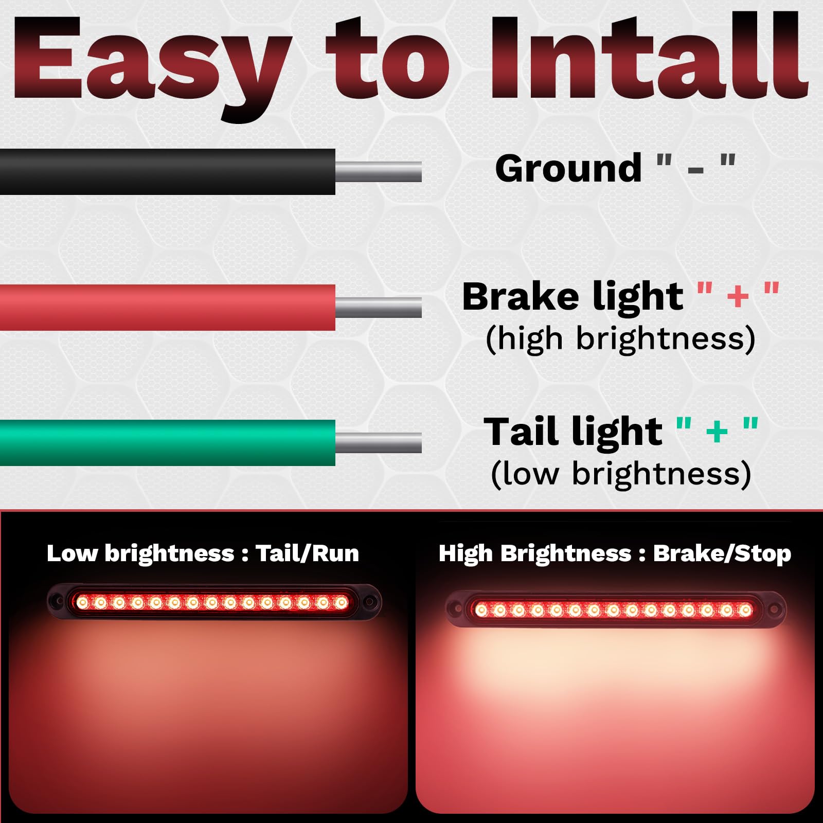 ecocstm side profile showing low-profile design for easy installation