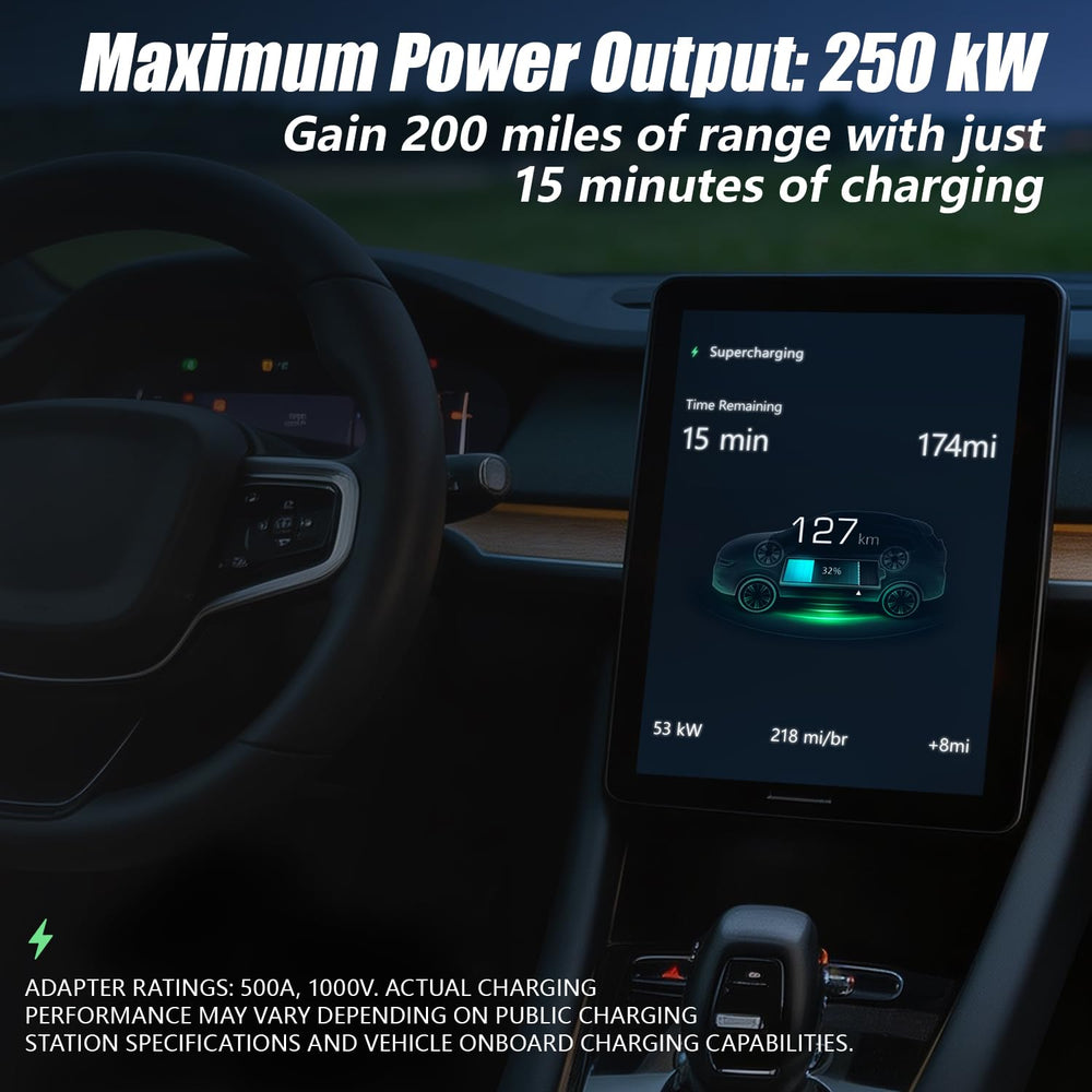 EcofusionX next to a hand for scale showing compact, portable fast‑charge convenience
