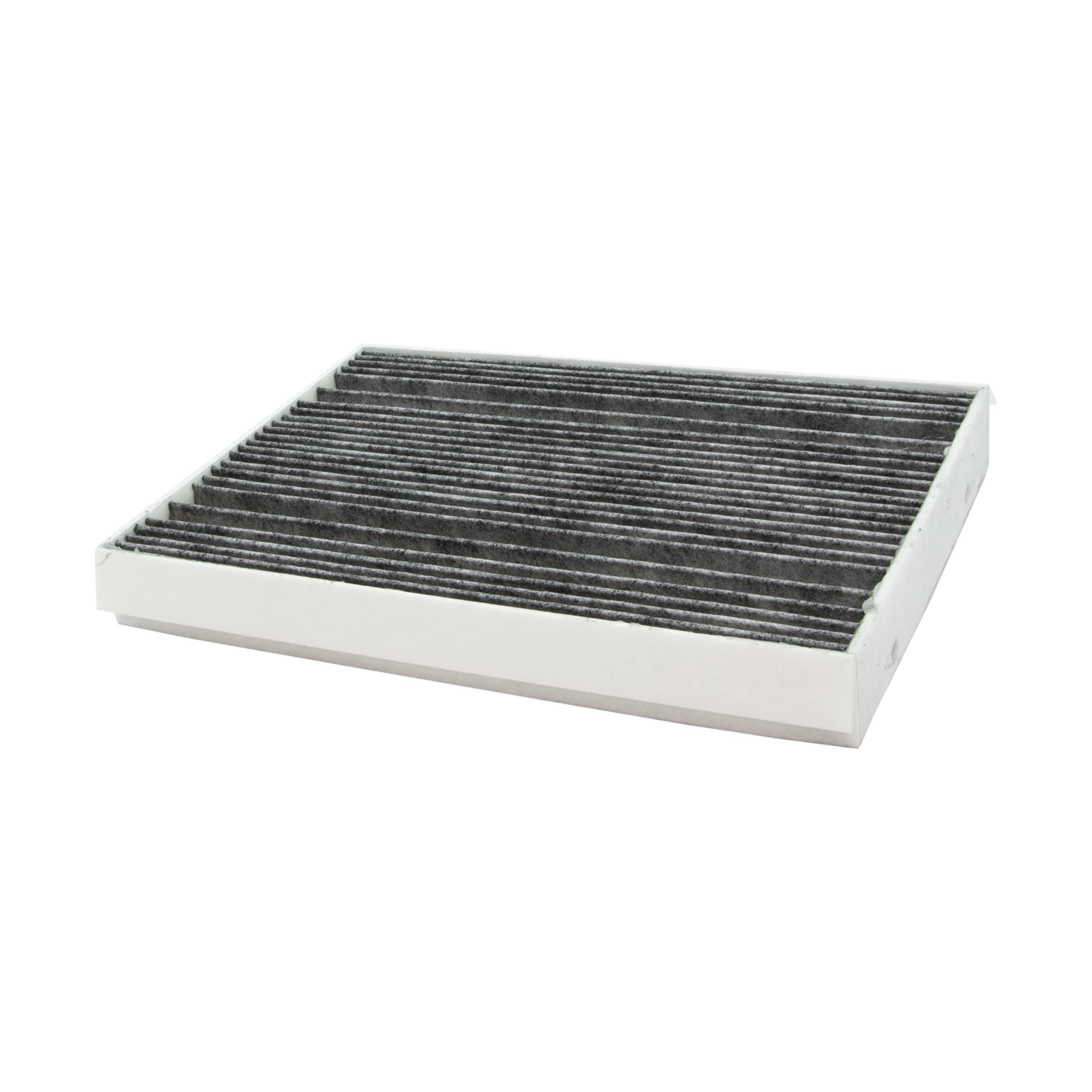 ECOGARD pleated filter media closeup demonstrating high particle capture