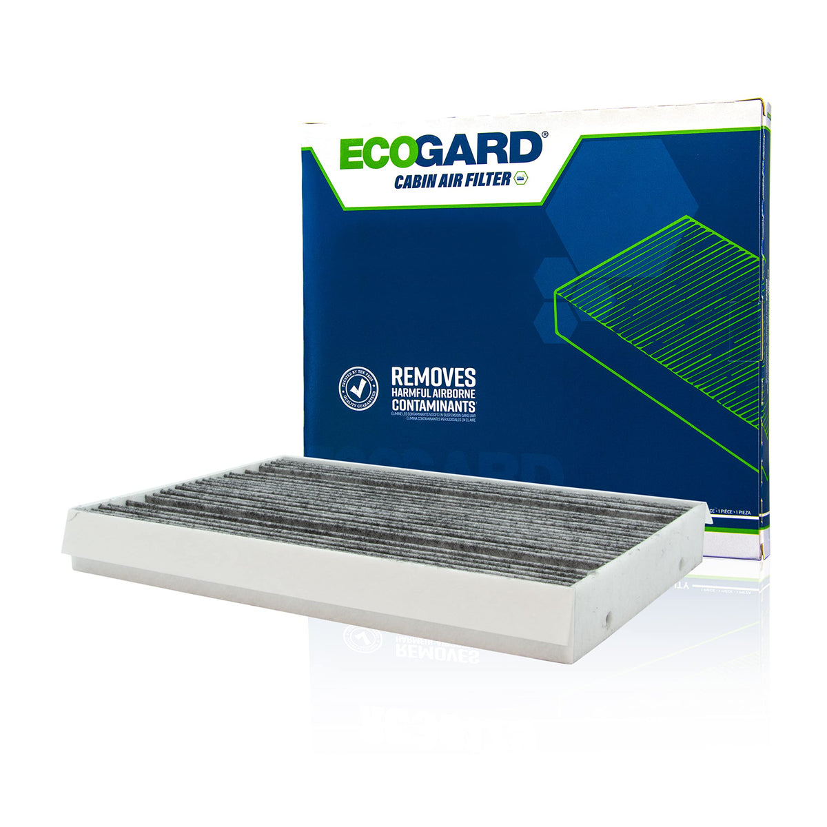 ECOGARD front packaging showing model XC10575C and fit details for quick selection