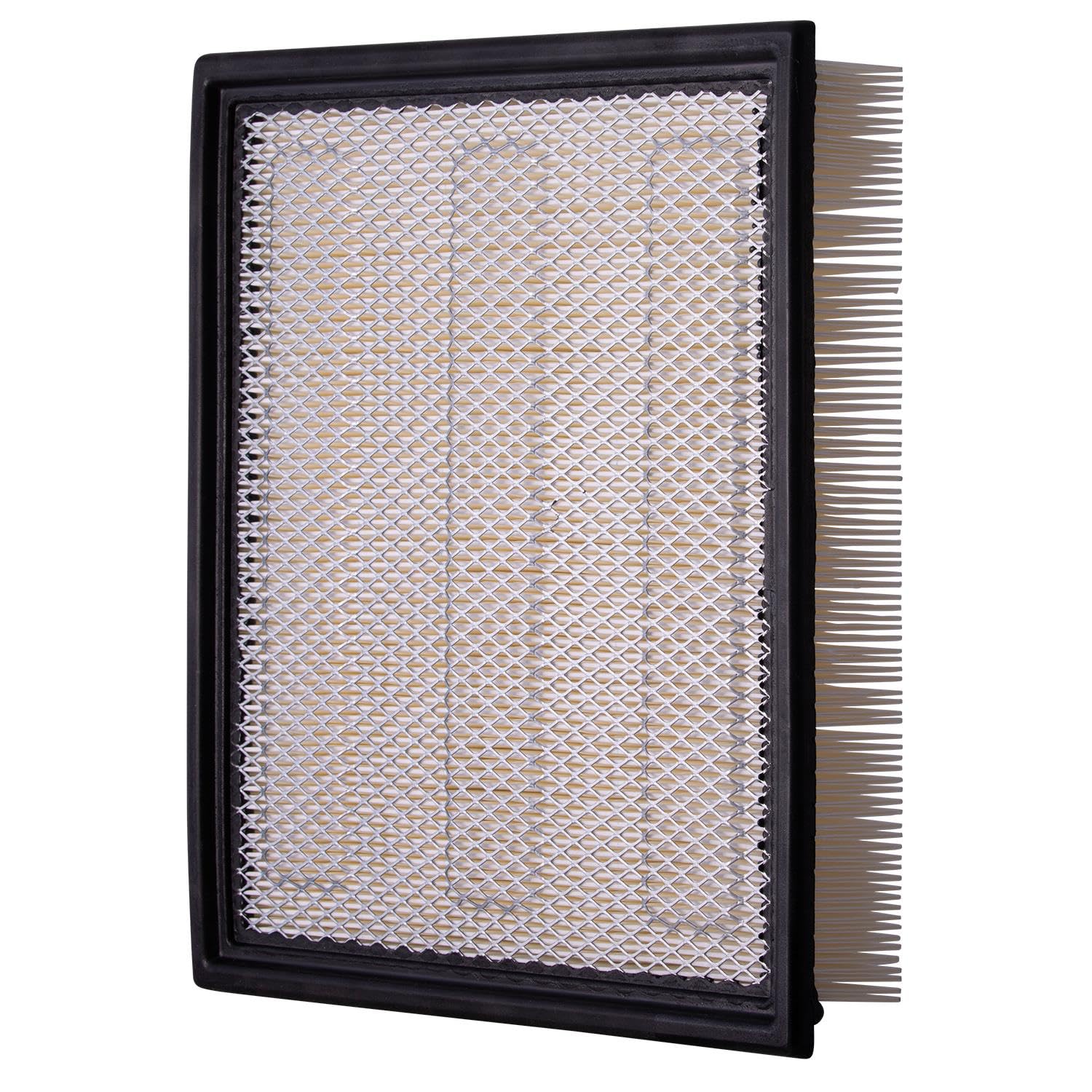 ECOGARD XA11884 close-up of multi-layer filter media demonstrating high-capacity particle capture