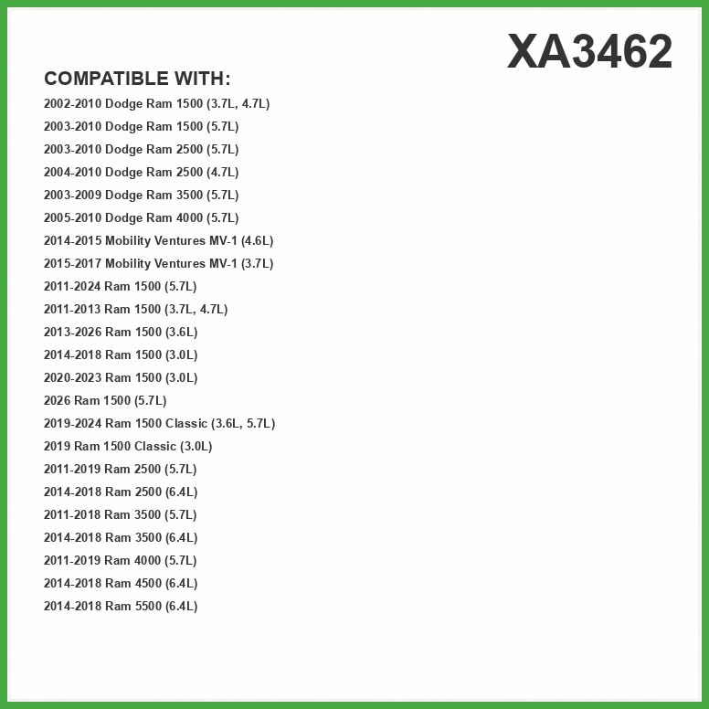 ECOGARD XA3462 top view displaying frame and seal for reliable sealing