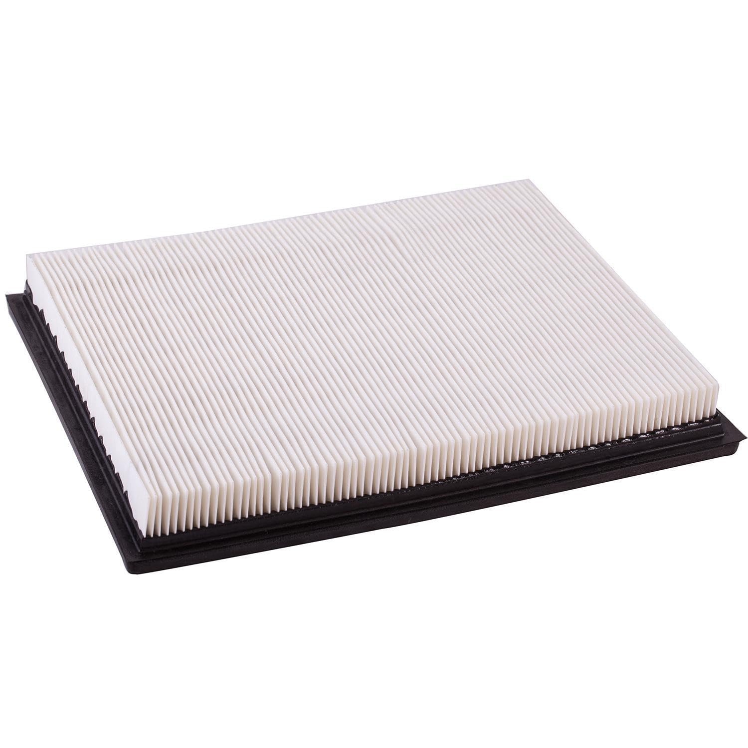 ECOGARD filter next to ruler showing compact size for correct fit