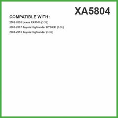 ECOGARD XA5804 pleated media close-up highlighting high-capacity particle capture