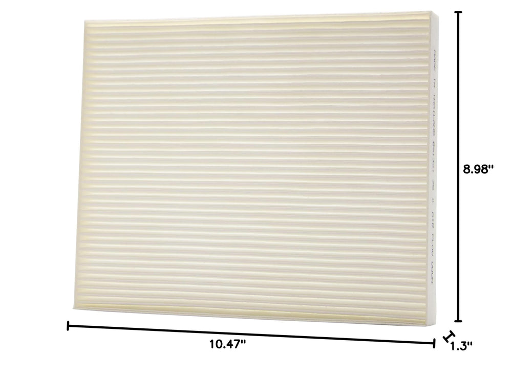ECOGARD filter pictured in car cabin suggesting fresher passenger air