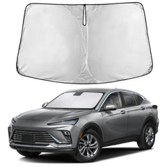 EcoNour front view showing full windshield coverage and precise fit benefit