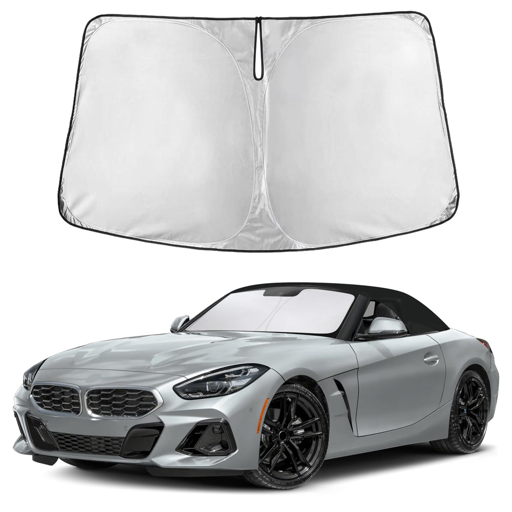 EcoNour front view showing tailored windshield fit and full coverage benefit