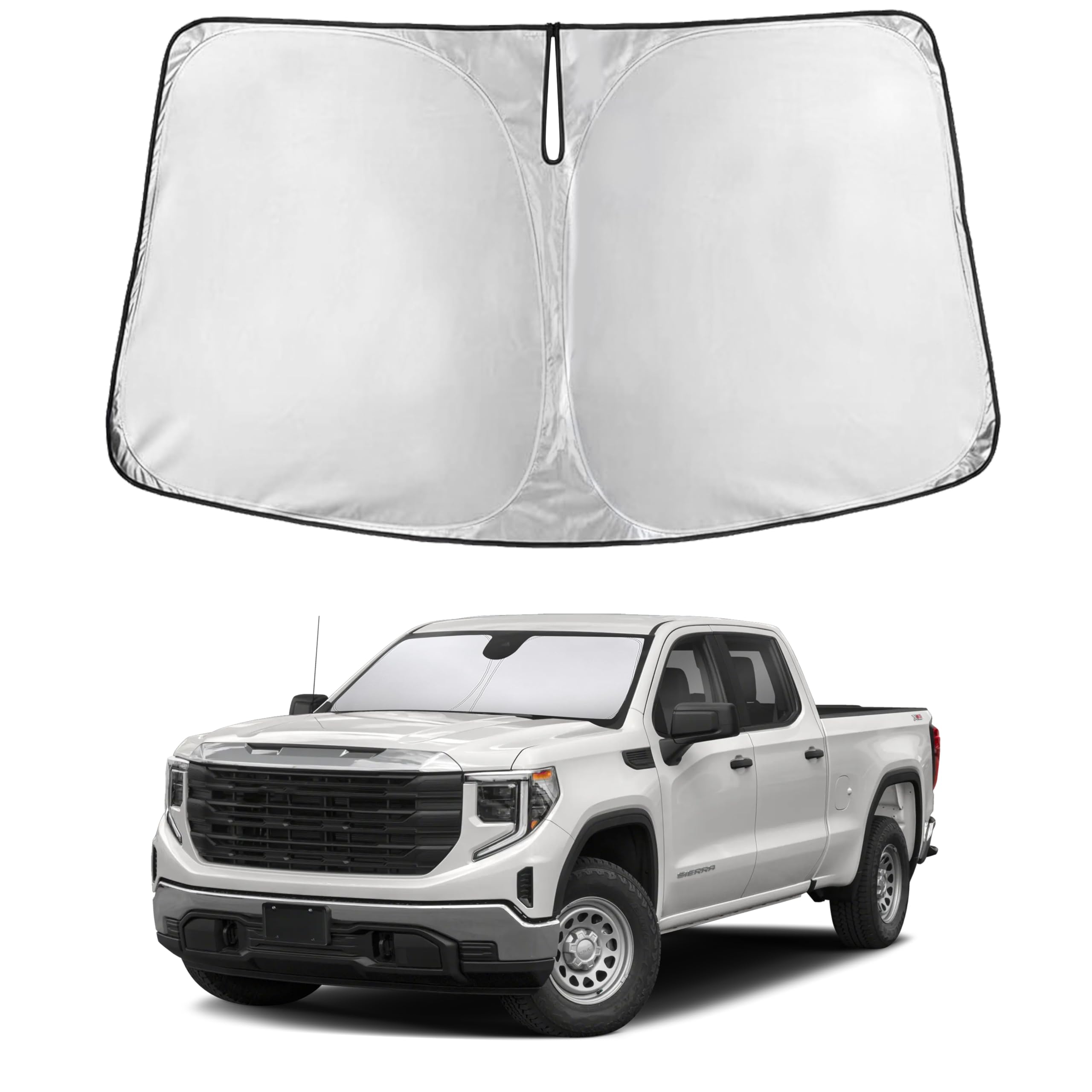 EcoNour front packaging on a Silverado showing model compatibility and benefit