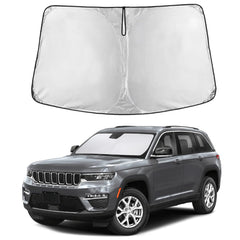 EcoNour front view showing custom fit for Jeep Grand Cherokee, protecting interior