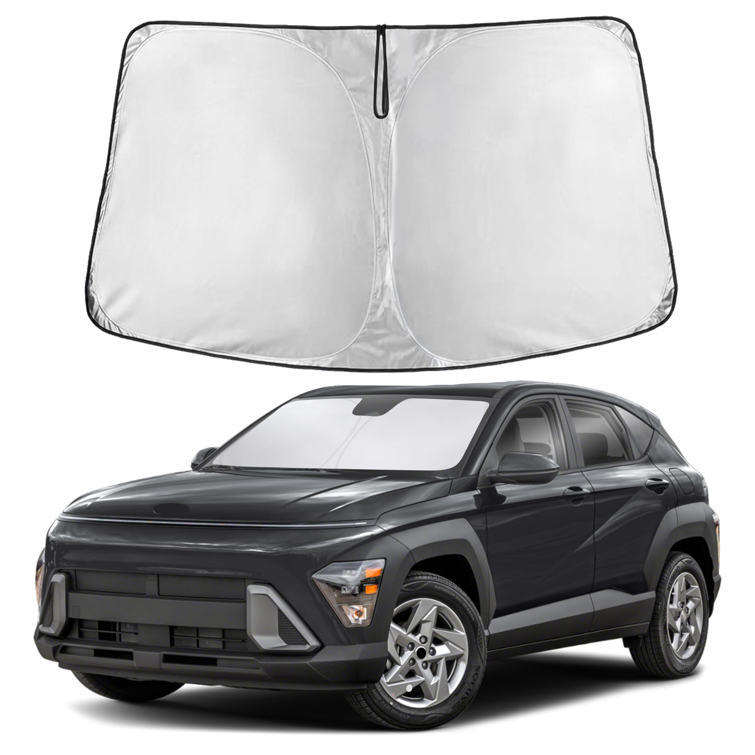 EcoNour front packaging showing Kona fit and full windshield coverage benefit
