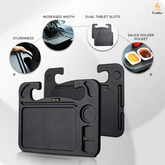 EcoNour close-up of built-in sauce dip holder for mess-free meals