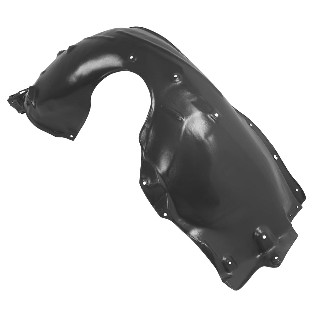 ECOTRIC right fender liner edge profile showing contour fit benefit